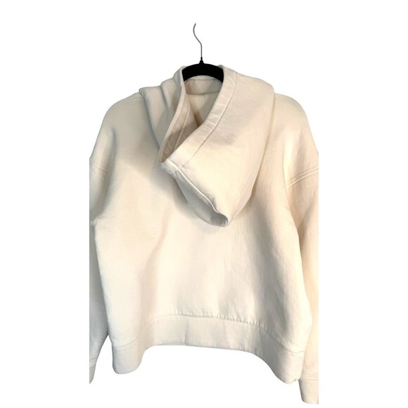 Banana Republic Size Medium Womens Cream Hoodie Cotton/Polyester Blend - Picture 8 of 12